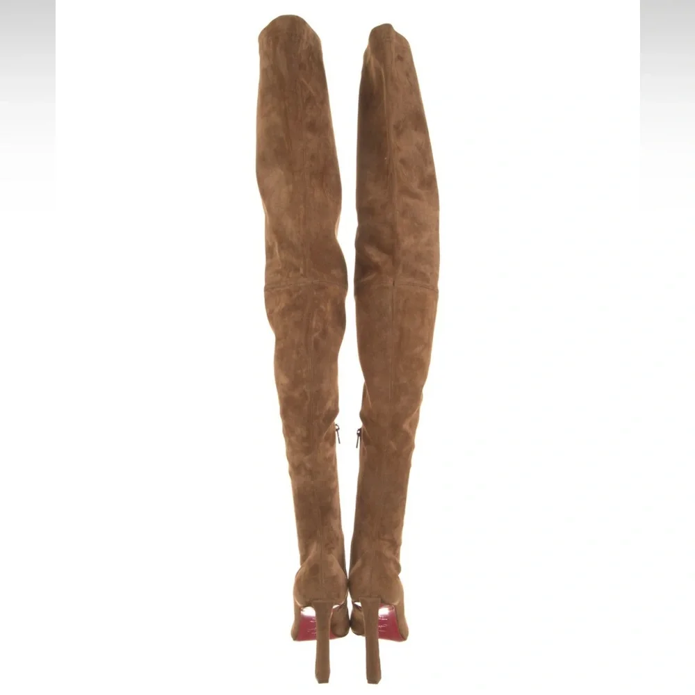 Christian Louboutin Suede Thigh high boots